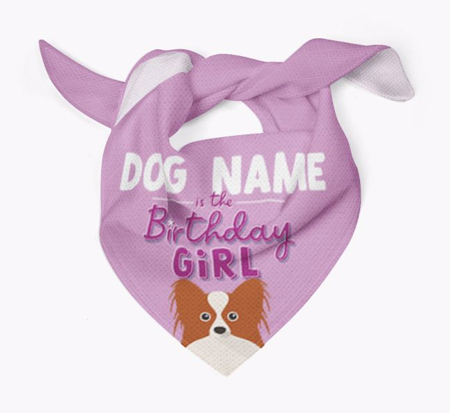 Birthday Girl: Personalised {breedFullName} Bandana